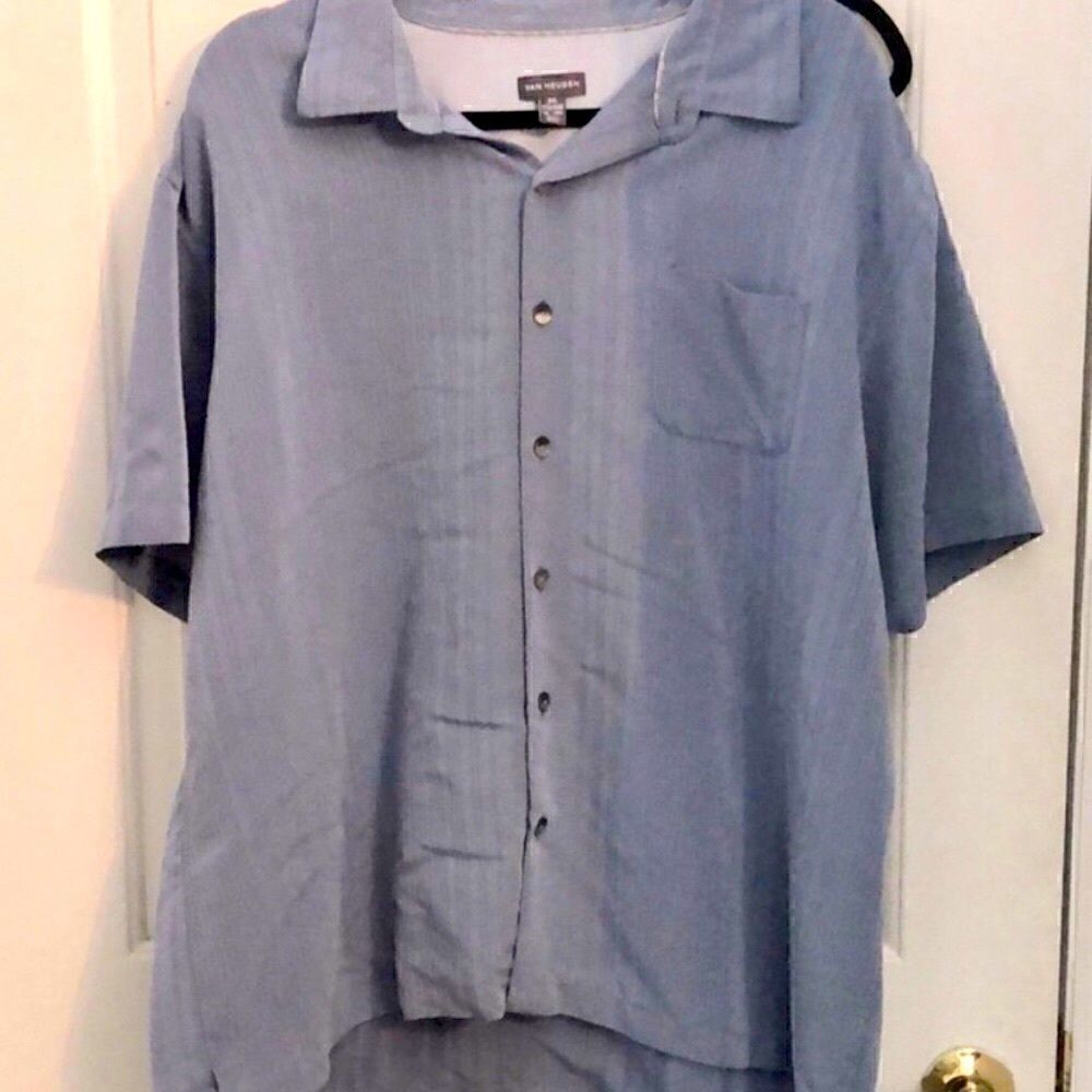 Men’s shirt sleeve blue Van Huesen